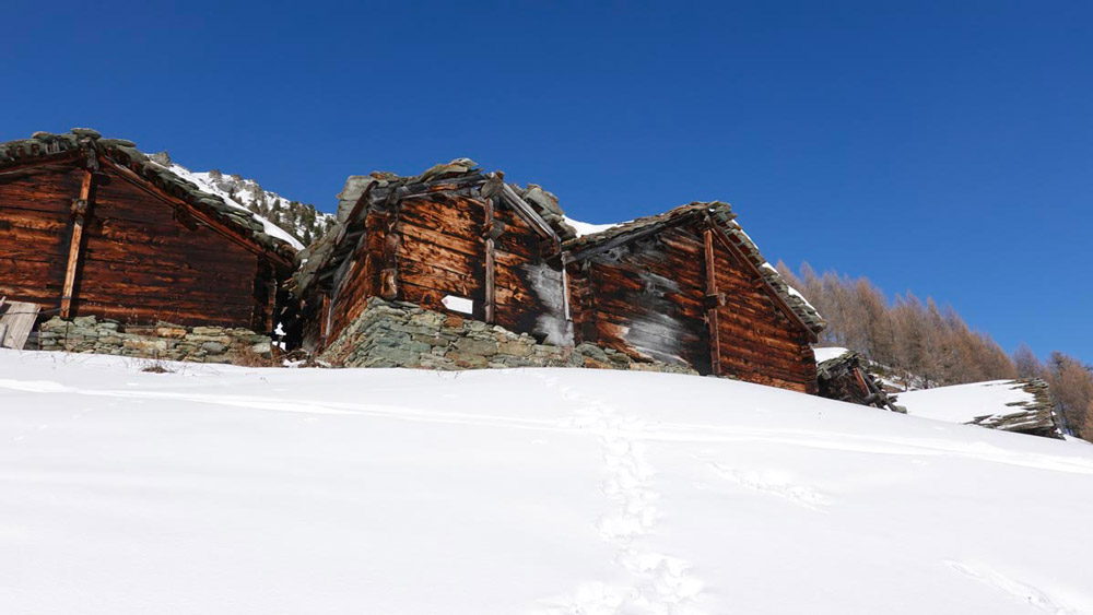 Schneeschue La Monta – Lac Bleu